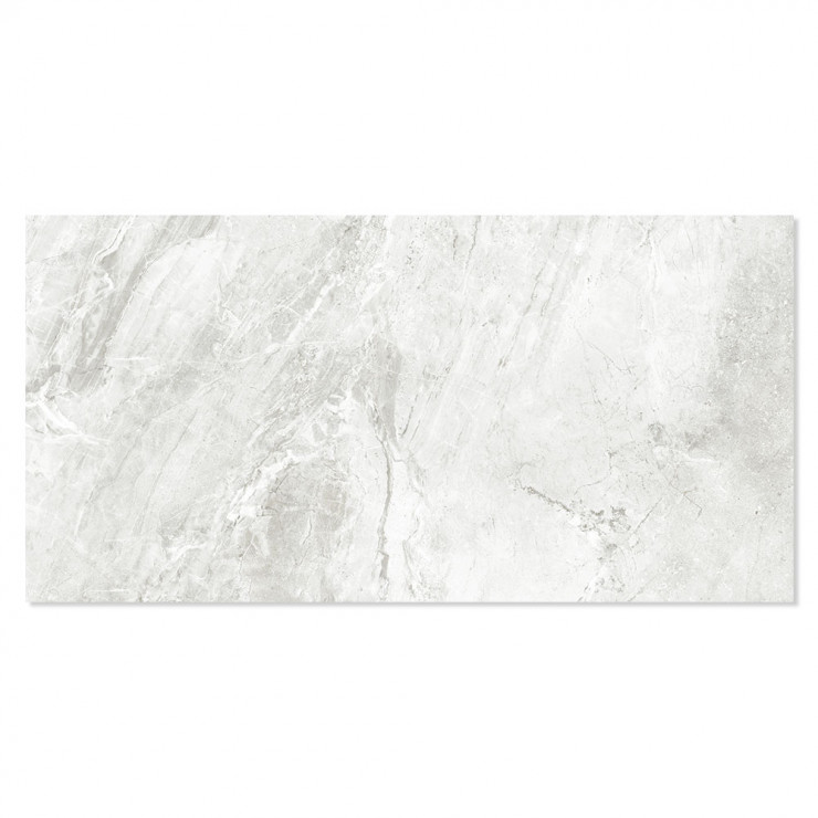 Marmor Klinker Tomelloso Ljusgrå Polerad 75x150 cm-1